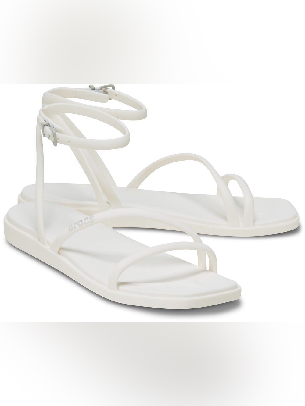 CROCS Miami Ankle Strap Sandals in the color Chalk - Picture 8 of 8